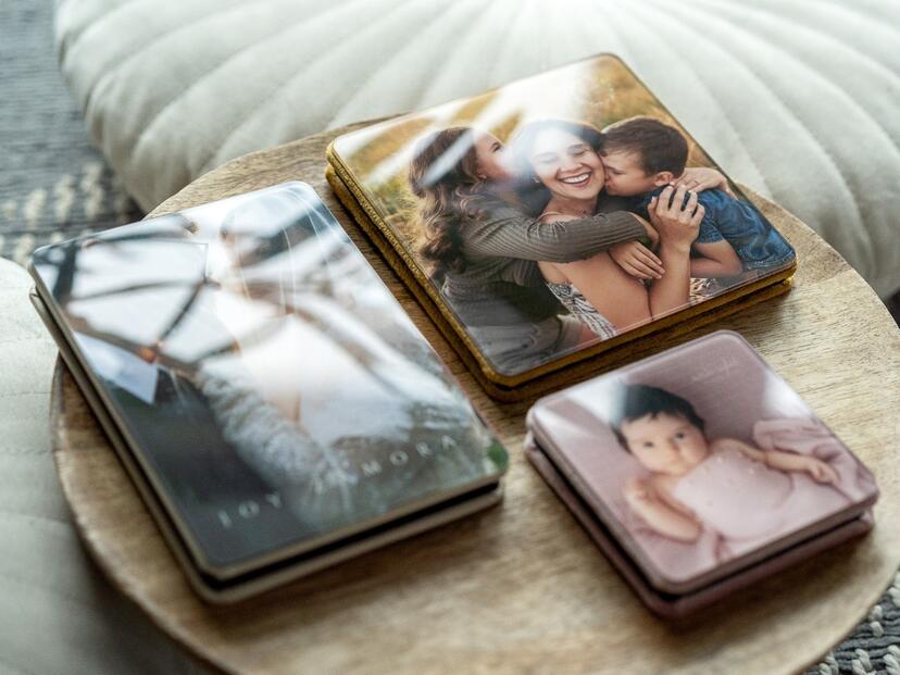 Sizes of acrylic accordion mini books