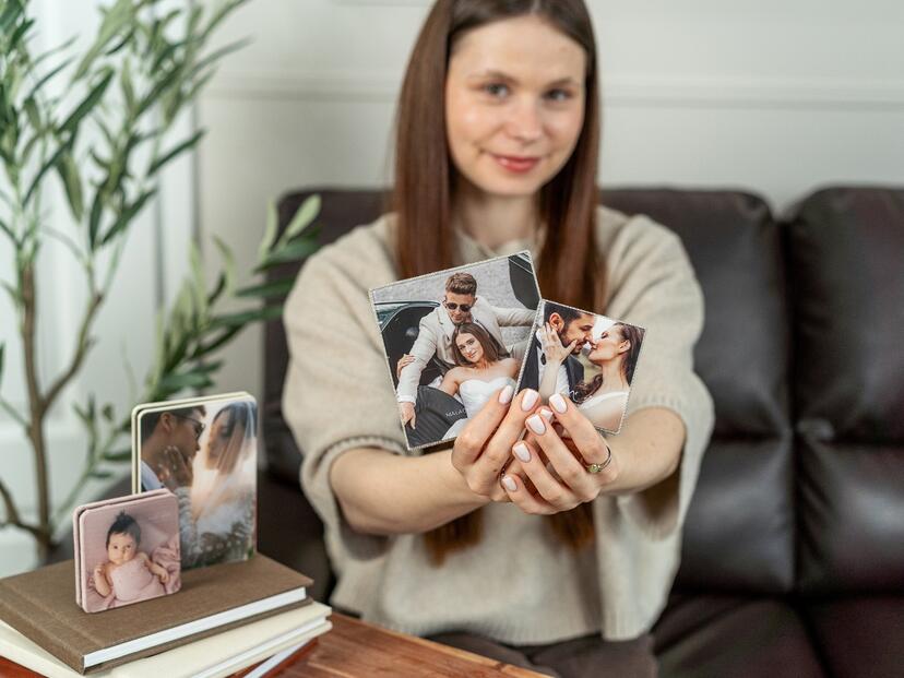 Acrylic accordion mini book