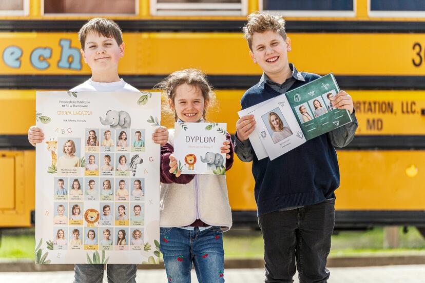 Fotoprodukt-Auswahl der Schulfoto-Kollektion