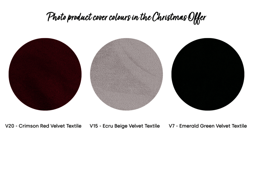 Photo product cover colours in the Christmas Offer