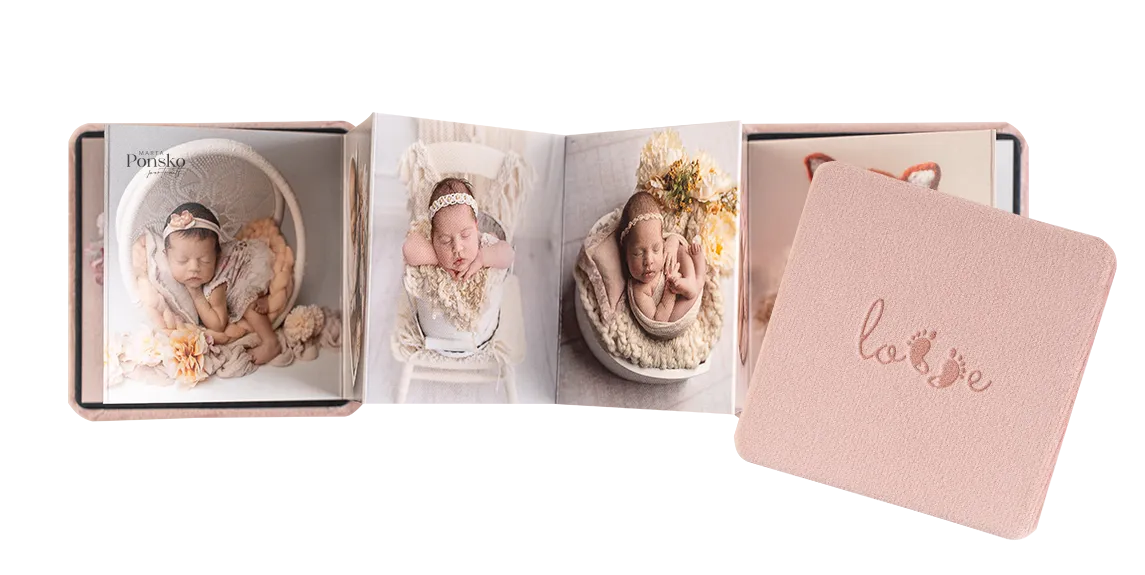 nPhoto kids collection - accordion mini album with multiple photos