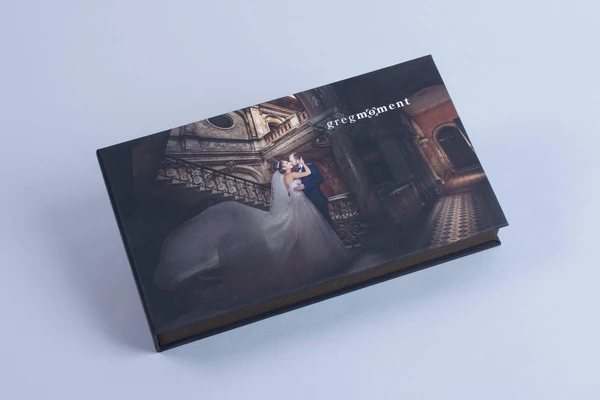 Creative cover presentation box for prints nphoto with matte finish