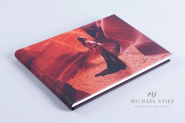 Creative printed cover lay flat photo album panoramic spreads large photo album Michael Stief nphoto