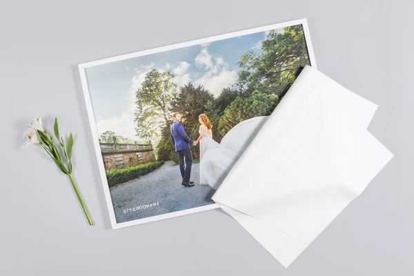 Weißer Rahmen, Hochzeitsfotografie