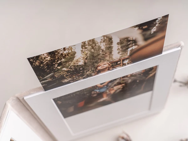 Duo in Passepartout-Ausführung mit Fotoeinschub