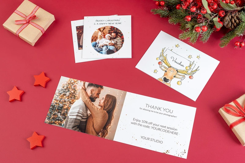 Luxury Greeting Card as Voucher